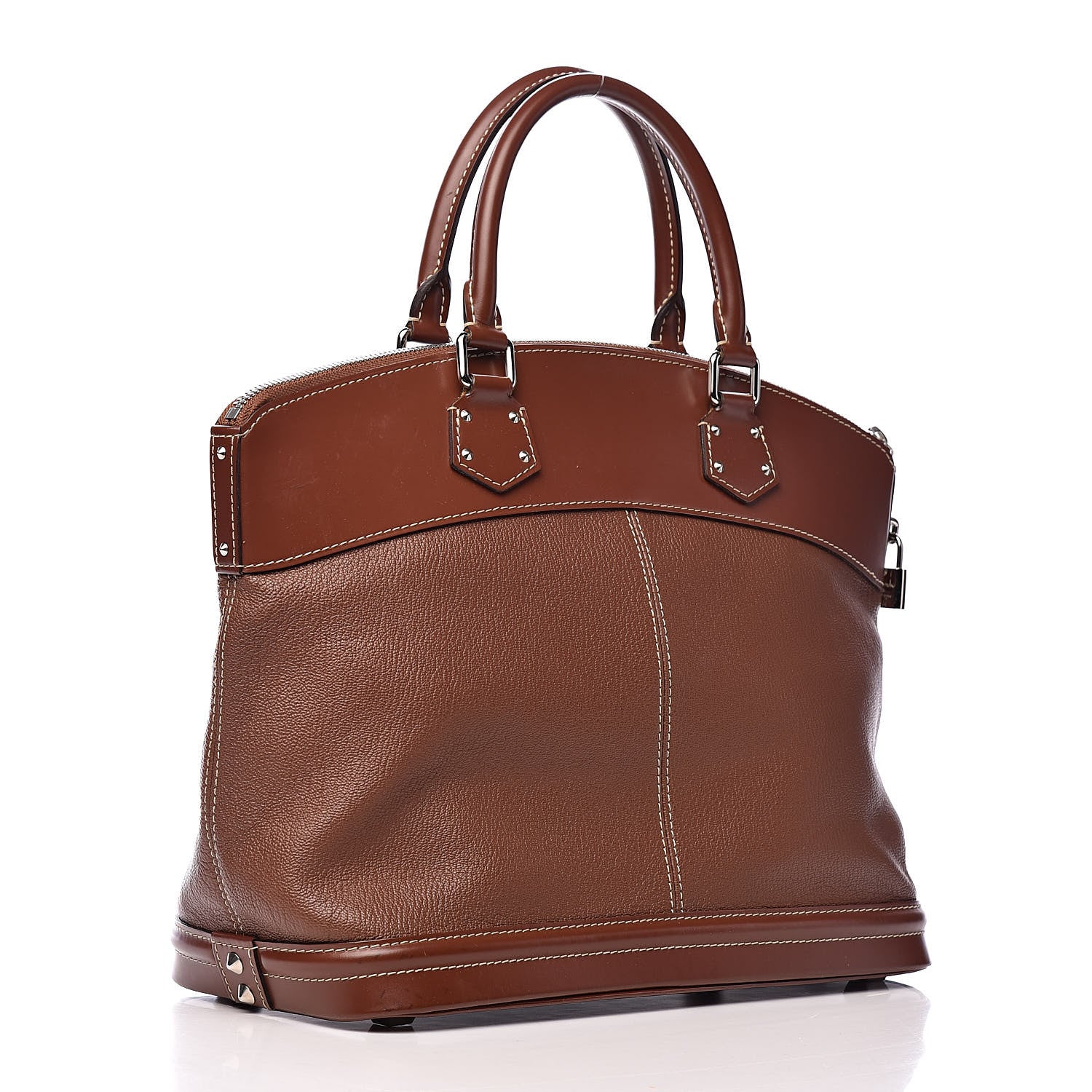 Louis Vuitton Suhali Lockit MM Sienne 3 of 16