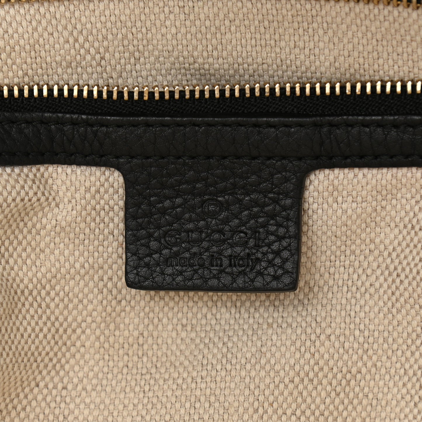 Pebbled Calfskin Medium Soho Bowler Black