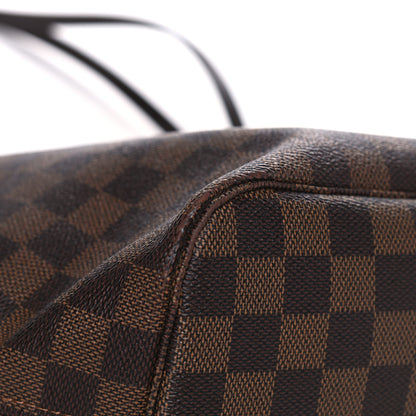 Louis Vuitton Damier Ebene Neo Neverfull MM Rose Ballerine 8 of 14