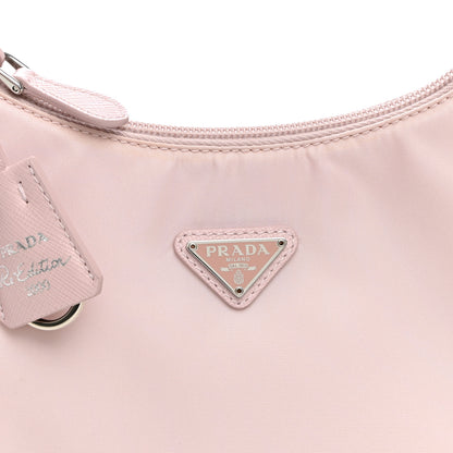 Prada Tessuto Nylon Saffiano Re-Edition 2000 Bag Alabastro 9 of 12