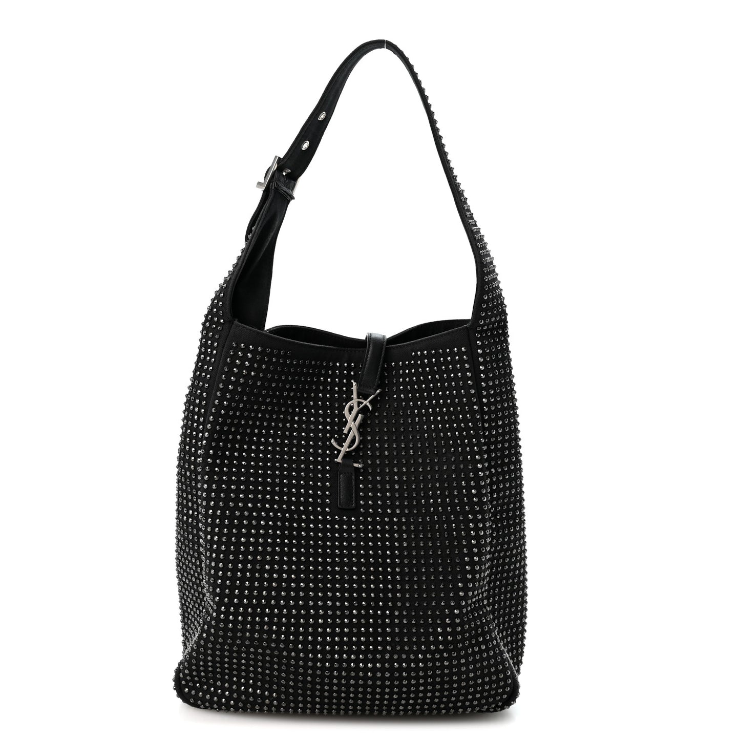 Cotton Studded Le 5 A 7 Soft Hobo Black