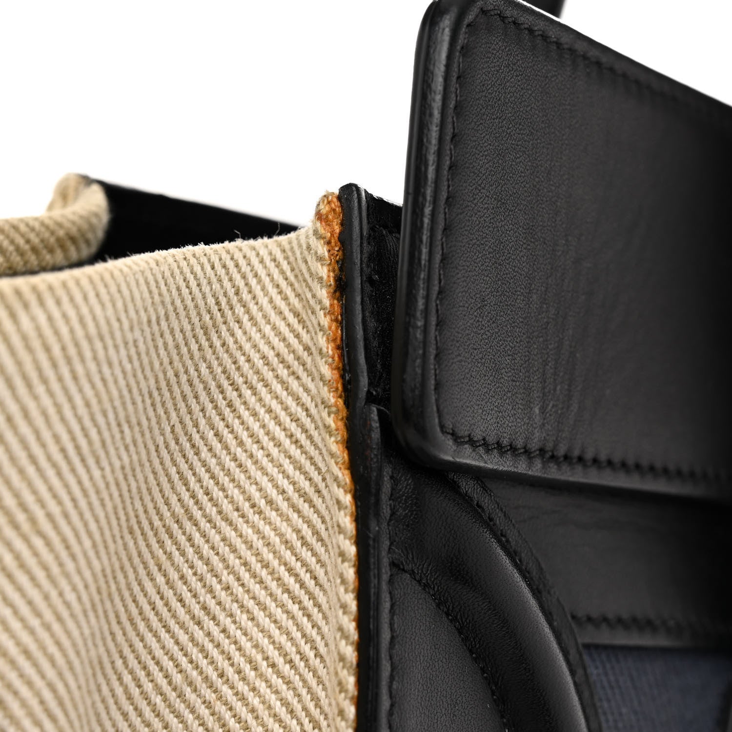 Celine Canvas Smooth Calfskin Micro Tri-Color Luggage Navy Blue 10 of 12