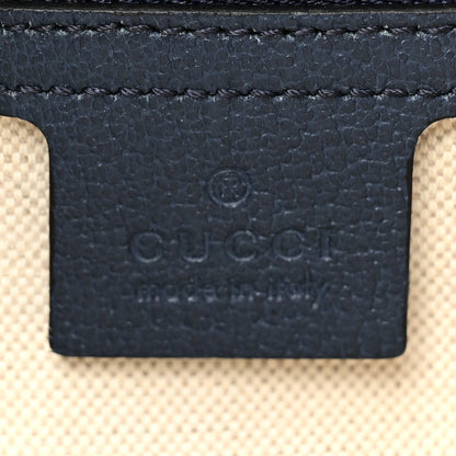 Gucci Canvas Flora Medium Jackie Hobo Blue Agata 6 of 9