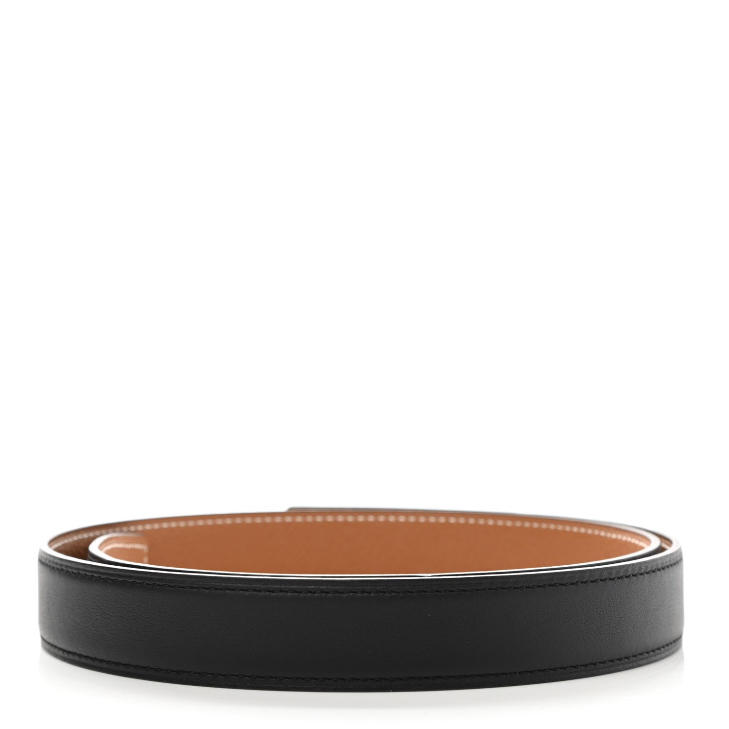 Hermes Swift Epsom 24mm Belt Strap 75 Black Gold 2 of 10