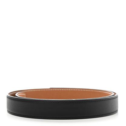 Hermes Swift Epsom 24mm Belt Strap 75 Black Gold 2 of 10