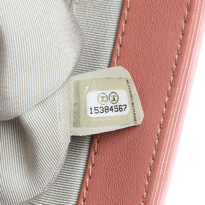 Chanel Washed Lambskin Quilted Medium Chain Around Messenger Pink 8 of 10