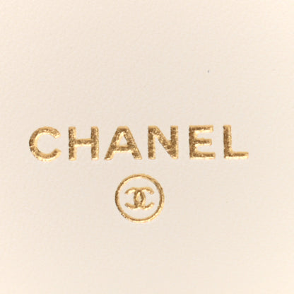 Chanel Lambskin Quilted Book Card Holder on Chain Black 5 of 11