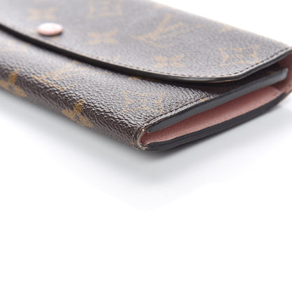 Louis Vuitton Monogram Emilie Wallet Rose Ballerine 9 of 12