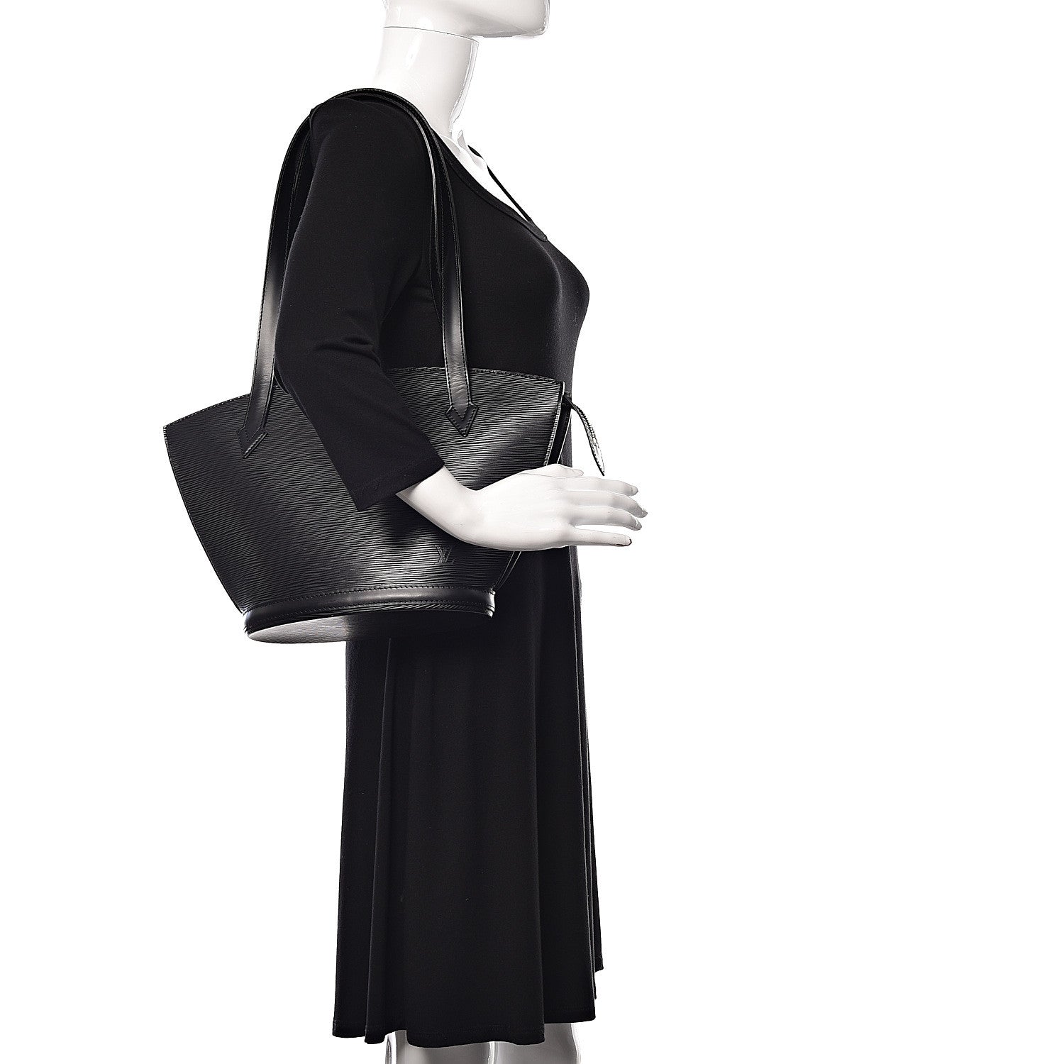 Louis Vuitton Epi Saint Jacques PM Black 2 of 9