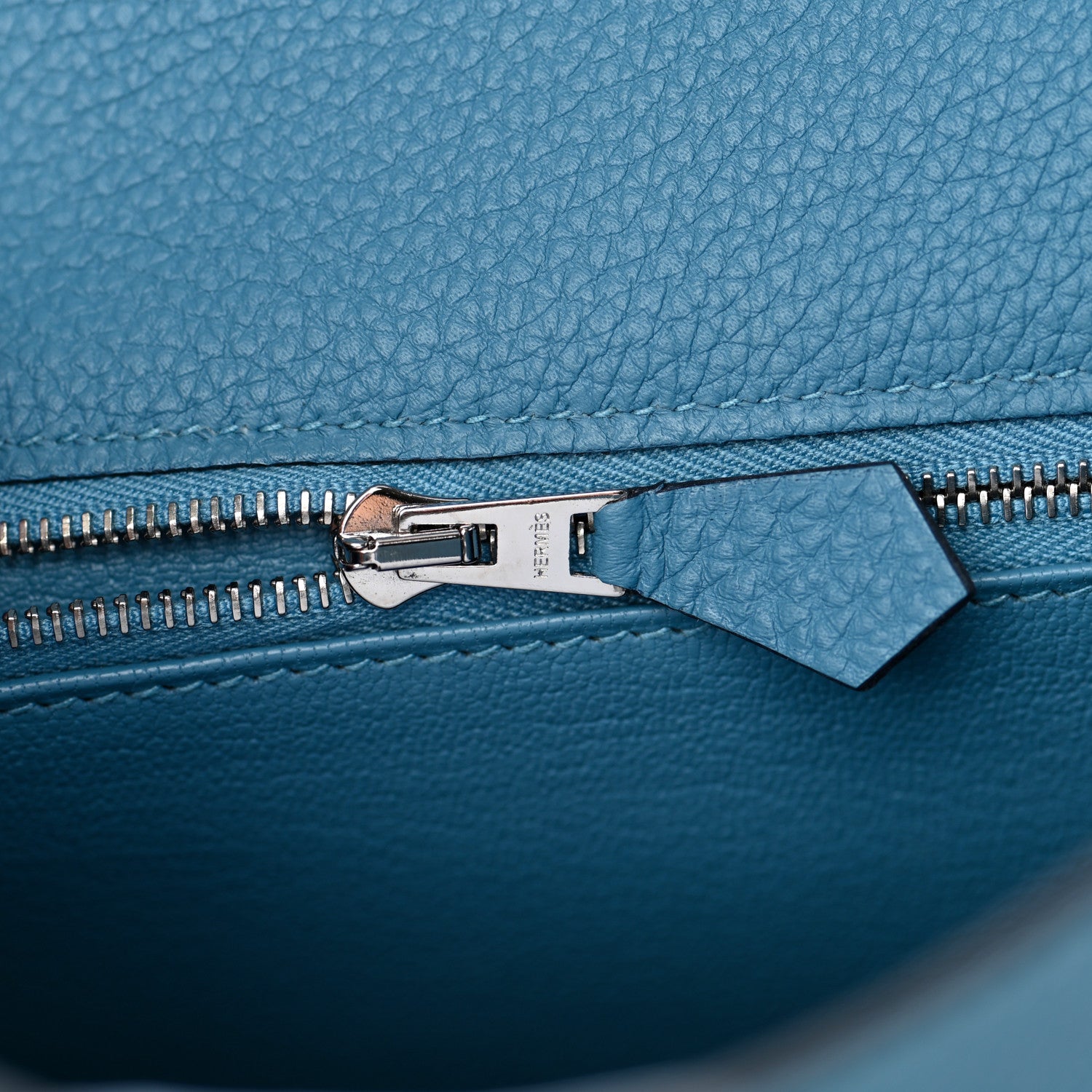 Hermes Togo Kelly Retourne 25 Azur 18 of 36