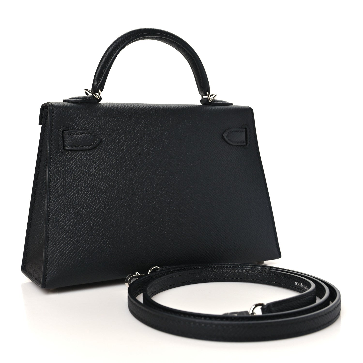 Hermes Epsom Mini Kelly Sellier 20 Black 2 of 9