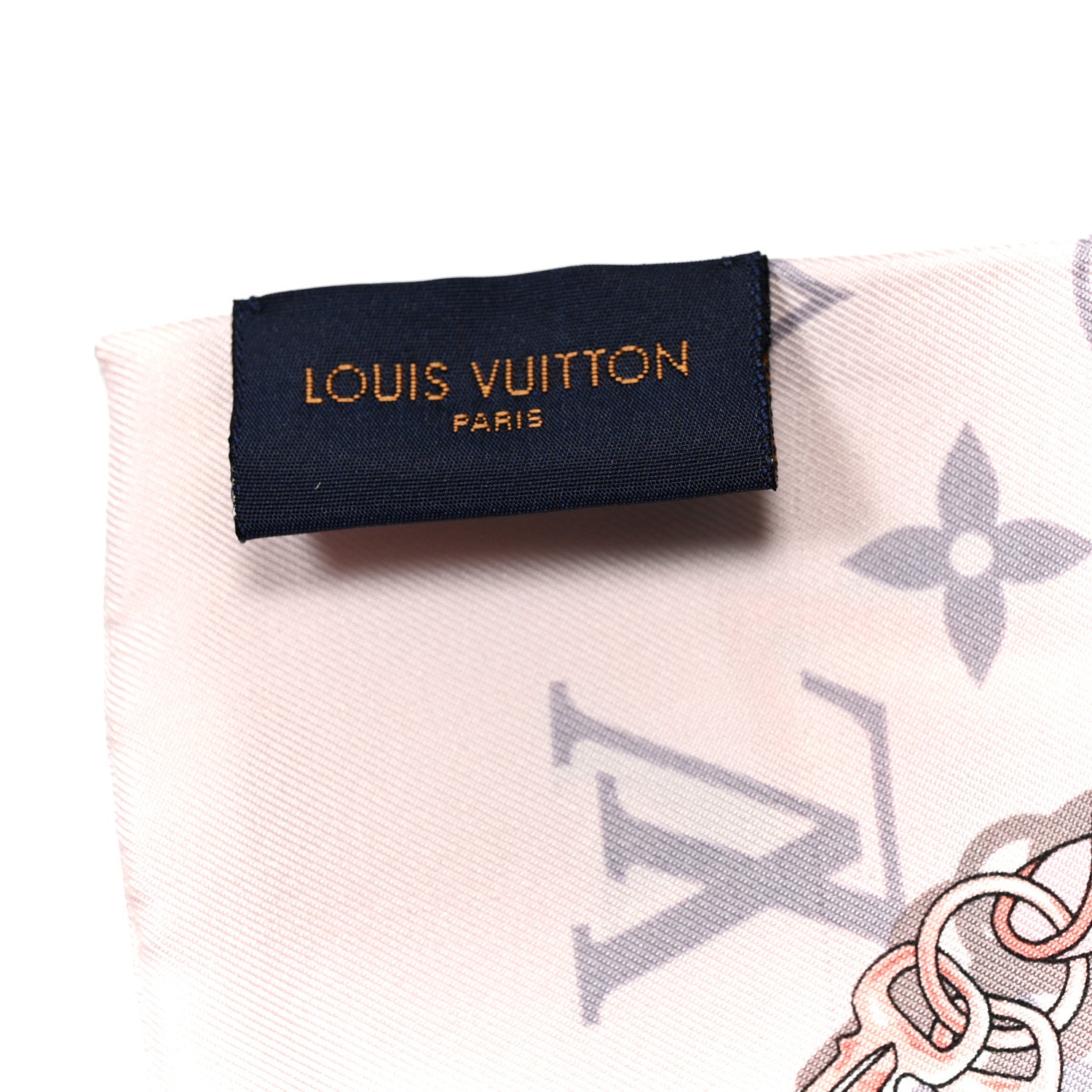 Louis Vuitton Silk Monogram Confidential Bandeau Light Pink 2 of 3