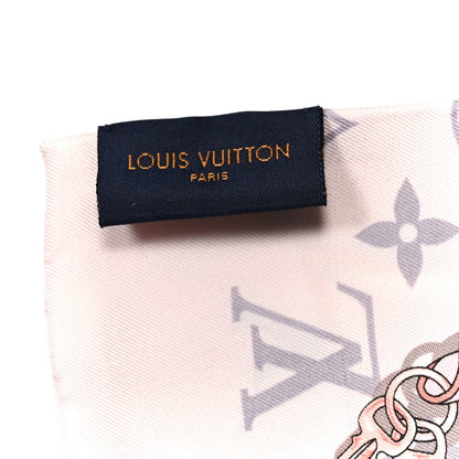 Louis Vuitton Silk Monogram Confidential Bandeau Light Pink 2 of 3