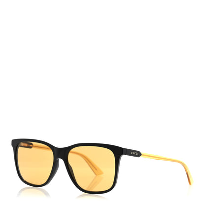 Gucci Acetate Frame Sunglasses GG0495SA Yellow Black 1 of 8