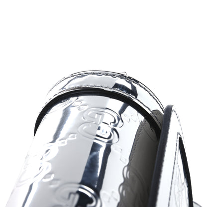 Gucci Guccissima Mirror Effect Mini Crossbody Silver Sphinx 14 of 14