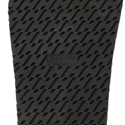 Hermes Nappa Extra Sandals 38.5 Black 8 of 9