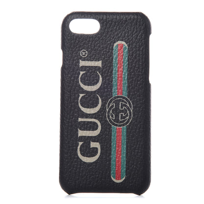 Gucci Rubber Print iPhone 7/8 Plus Case Black 1 of 5