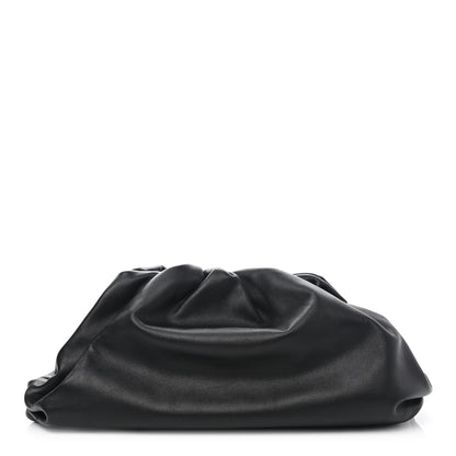 Bottega Veneta Smooth Butter Calf The Pouch Oversized Clutch Black 1 of 11