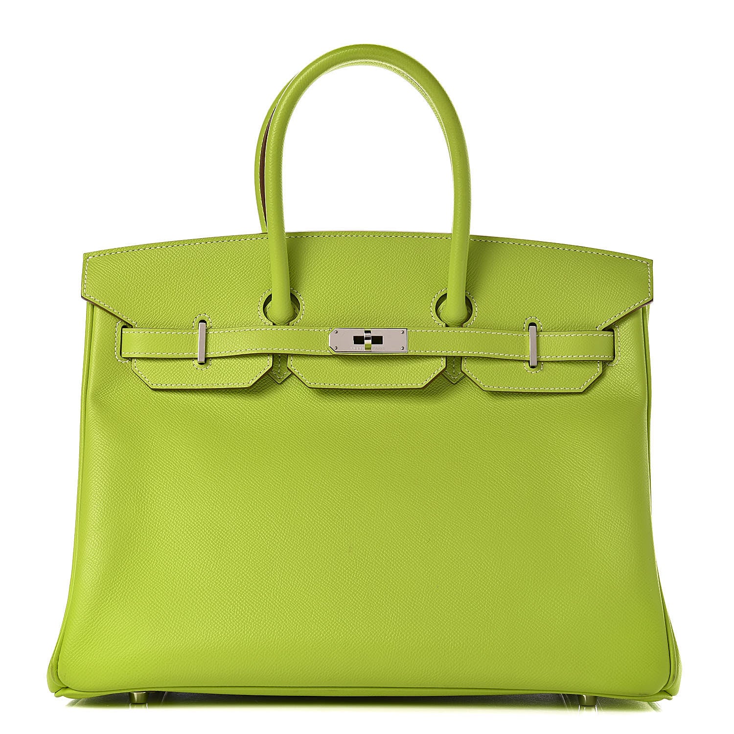 Hermes Epsom Candy Birkin 35 Kiwi Lichen 1 of 41