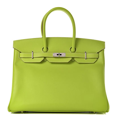 Hermes Epsom Candy Birkin 35 Kiwi Lichen 1 of 41
