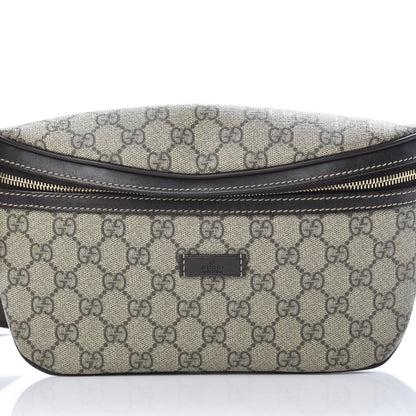 Gucci GG Supreme Monogram Belt Bag Dark Brown 8 of 12