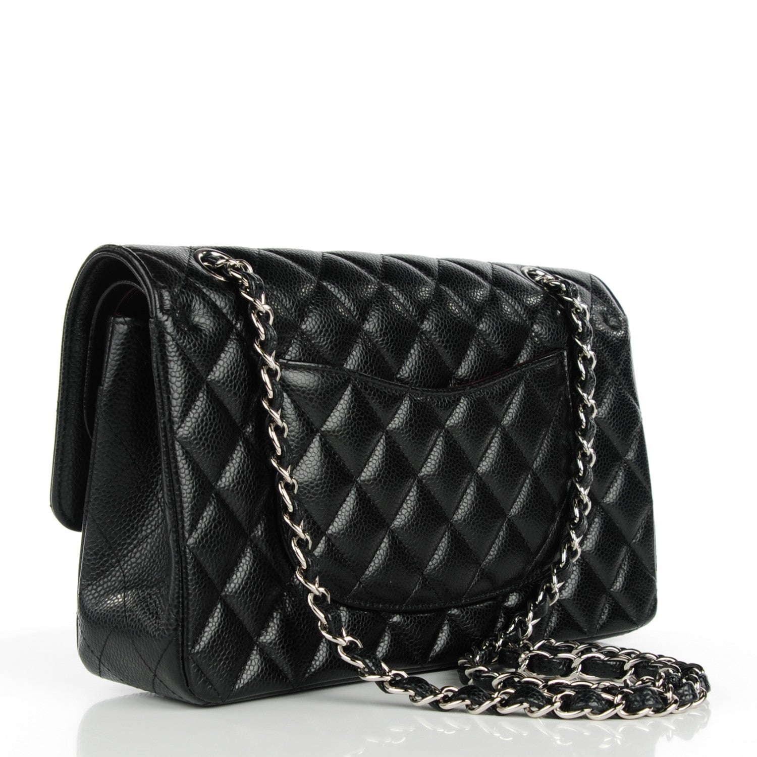 Chanel Caviar Quilted Medium Double Flap Black 3 of 9