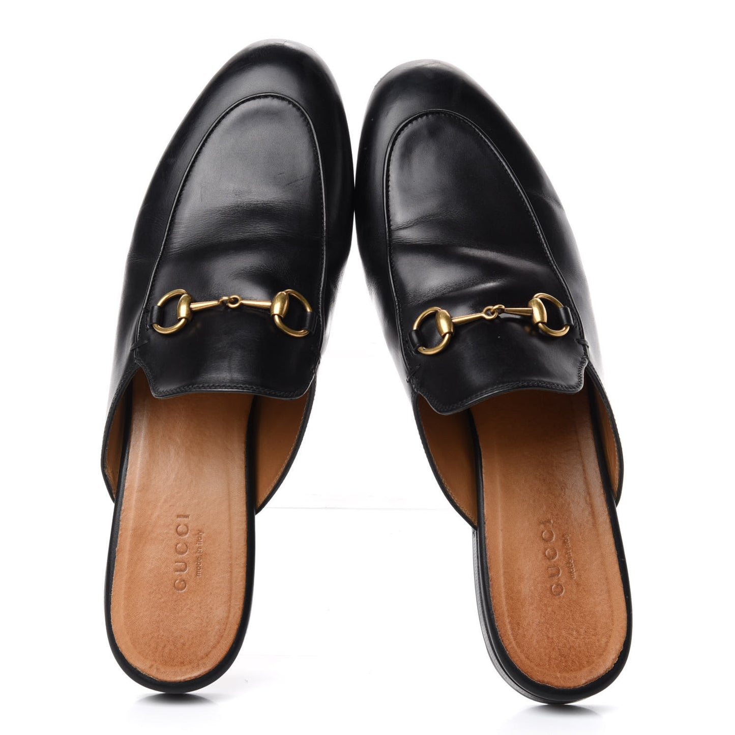 Calfskin Womens Princetown Slippers 39 Black