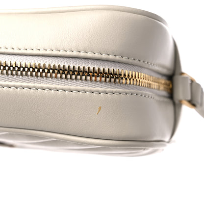 Saint Laurent Calfskin Matelasse Monogram Lou Camera Bag Crema Soft 9 of 9