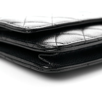 Chanel Caviar Quilted Wallet On Chain WOC Black 9 of 11