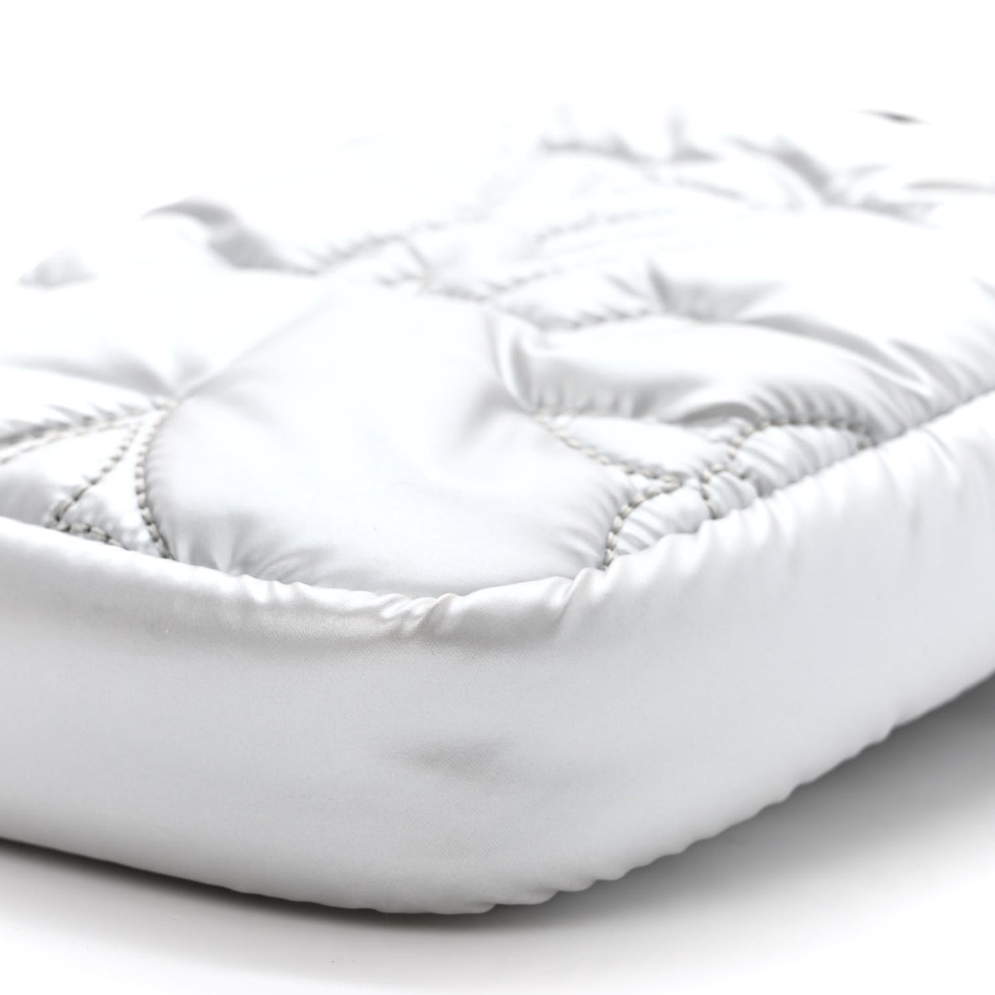 Econyl Monogram Pillow Phone Pouch Silver