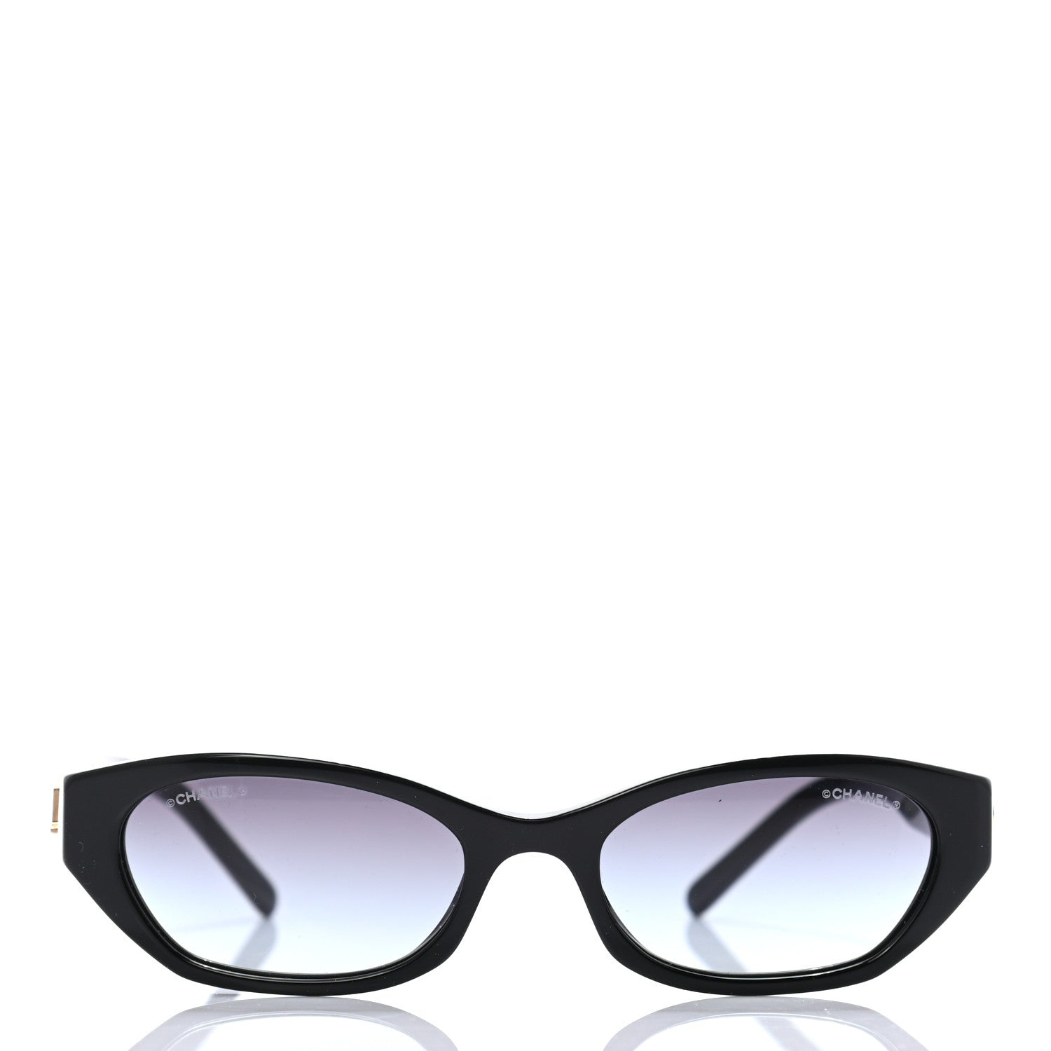 Chanel Rectangle Sunglasses 71280 Black 2 of 7