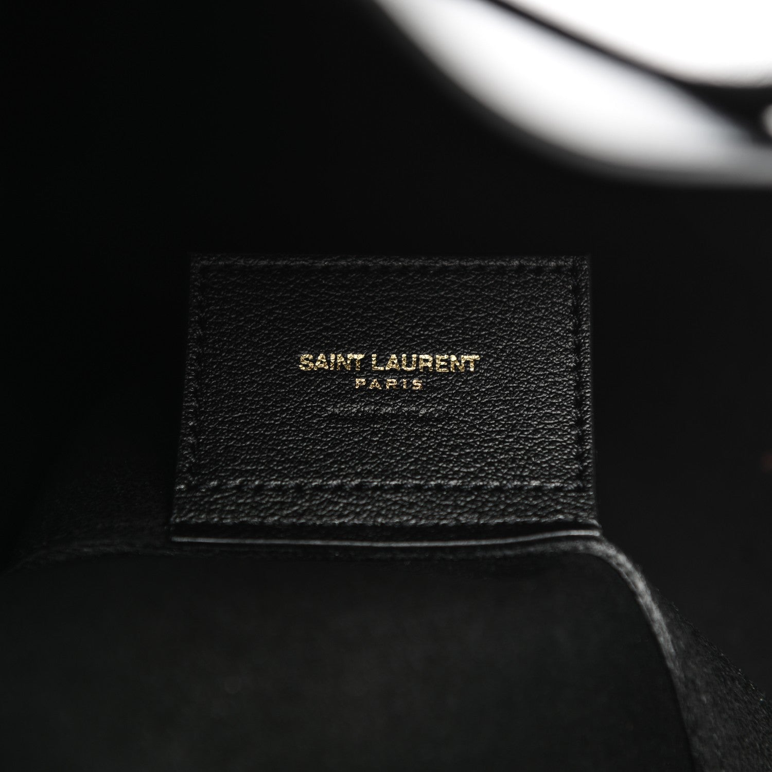 Saint Laurent Calfskin Large Shopping Tote Black 8 of 12