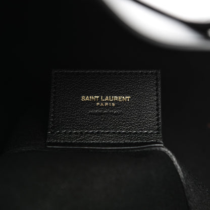 Saint Laurent Calfskin Large Shopping Tote Black 8 of 12