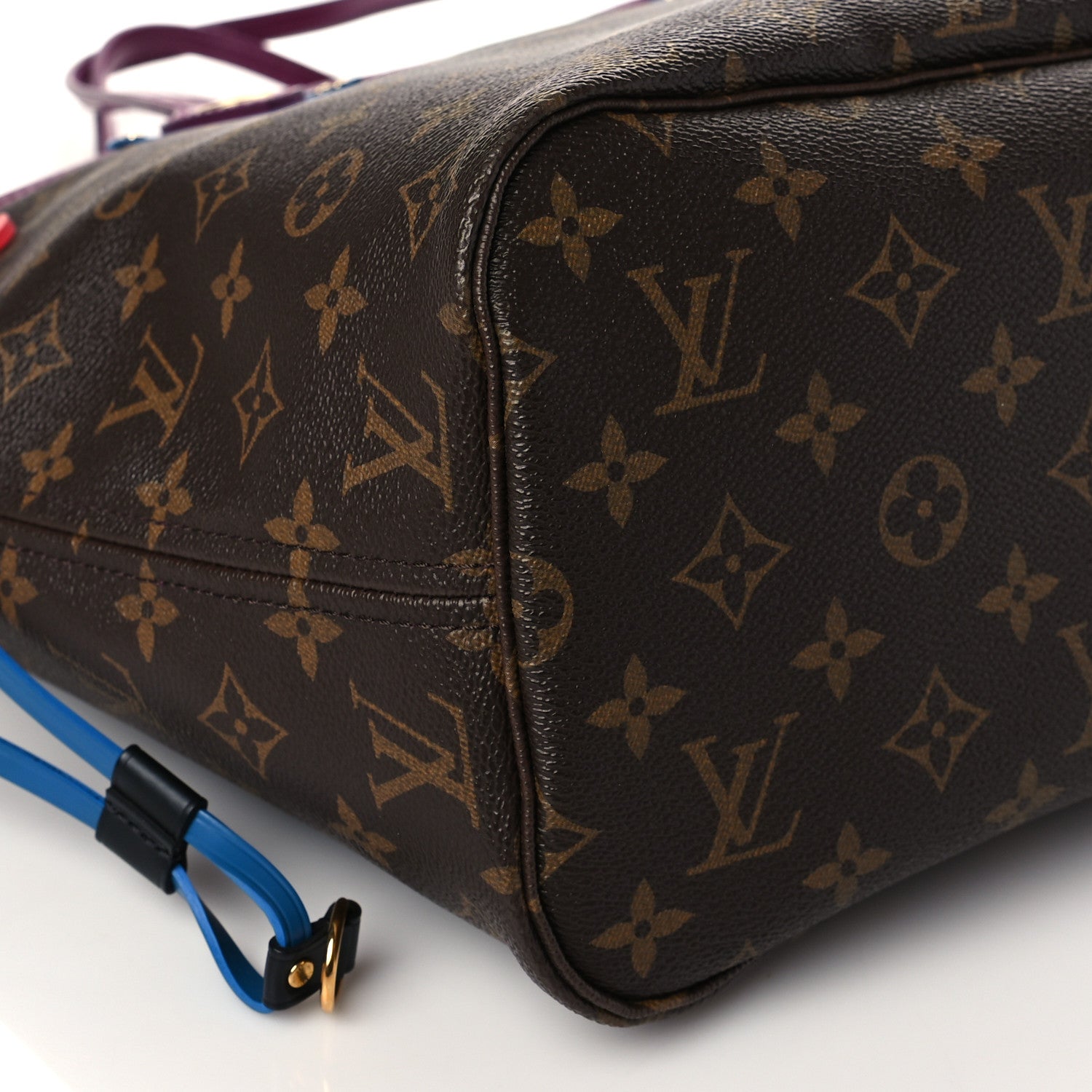 Louis Vuitton Monogram Totem Neverfull MM Magenta 8 of 9