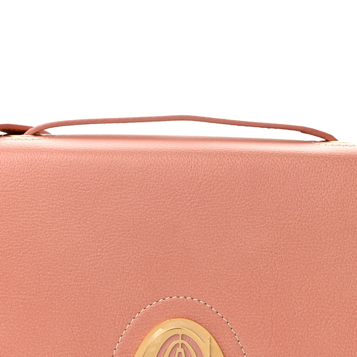 Iridescent Goyardine 233 PM Shoulder Bag Pearly Coral