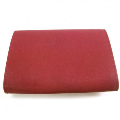 Prada Tessuto Saffiano Compact Wallet Rosso 2 of 8