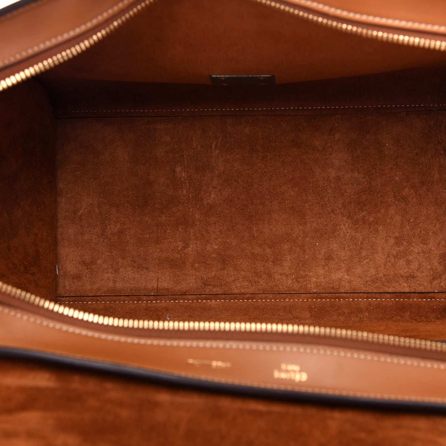 Vegetable Calfskin Small Trapeze Tan