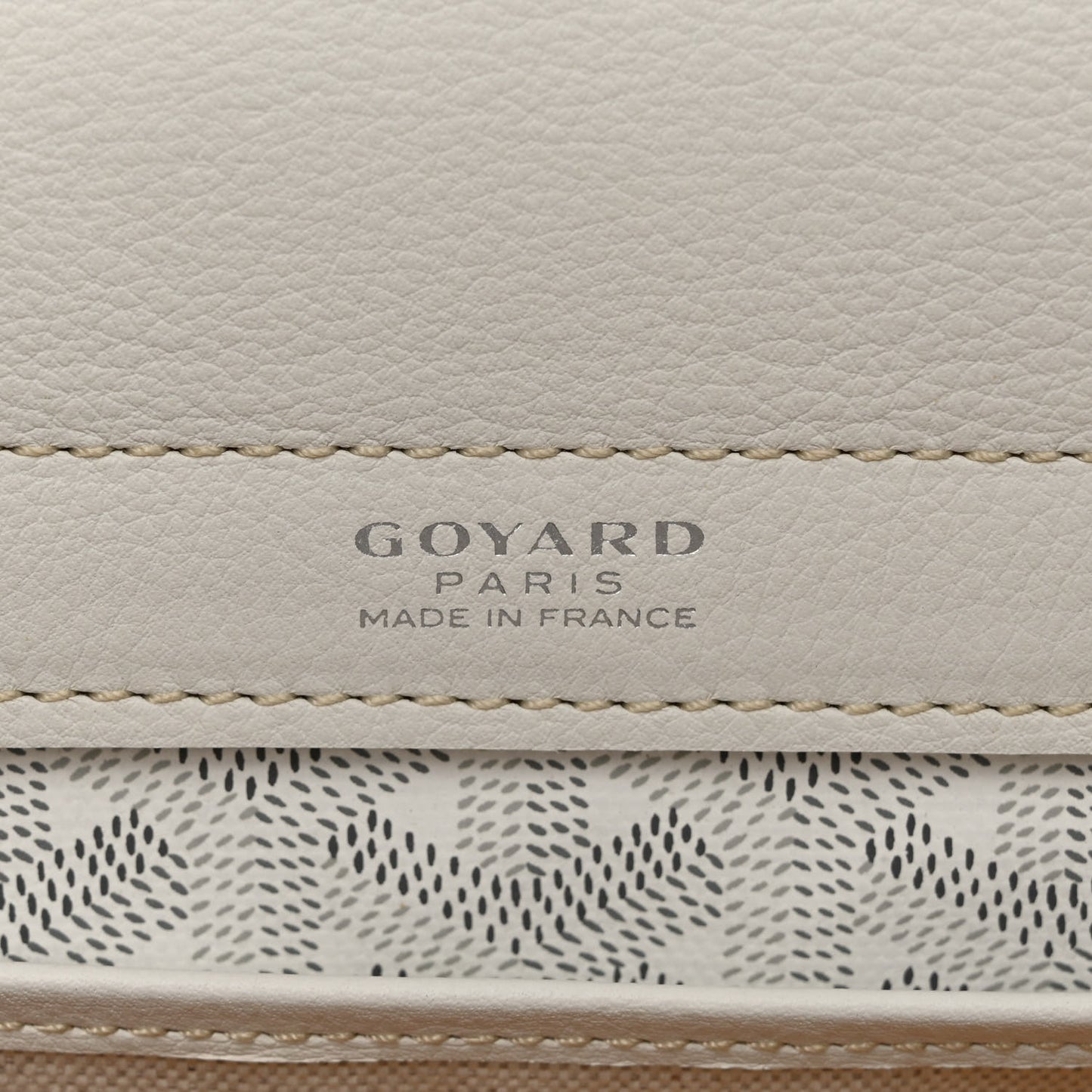 Goyardine Rouette PM White