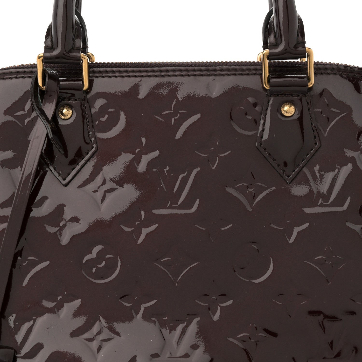 Louis Vuitton Vernis Alma GM Amarante 8 of 12