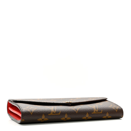 Louis Vuitton Monogram Sarah Wallet NM Coquelicot 4 of 10