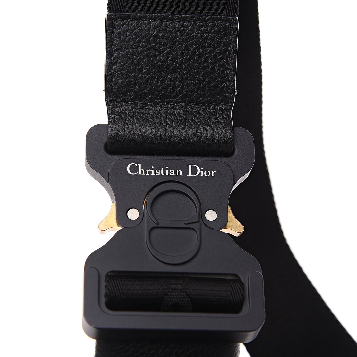 Oblique Mens Saddle Bag Black