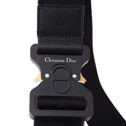 Christian Dior Oblique Mens Saddle Bag Black 6 of 9