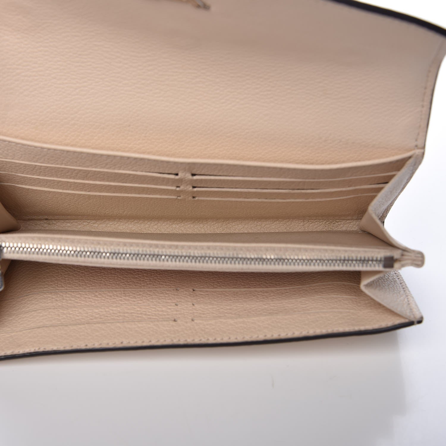 Louis Vuitton Calfskin Flowers My Lockme Wallet Creme 5 of 12