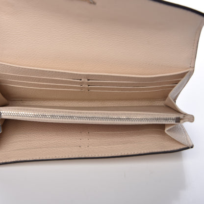Louis Vuitton Calfskin Flowers My Lockme Wallet Creme 5 of 12