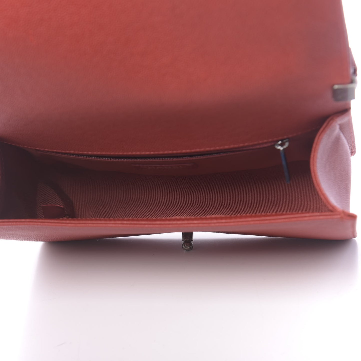 Caviar Quilted New Medium Boy Flap Dark Red