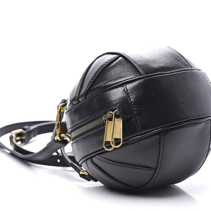 Gucci Piuma Lux Energy Mini Tifosa Basketball Shaped Shoulder Bag Black 8 of 10