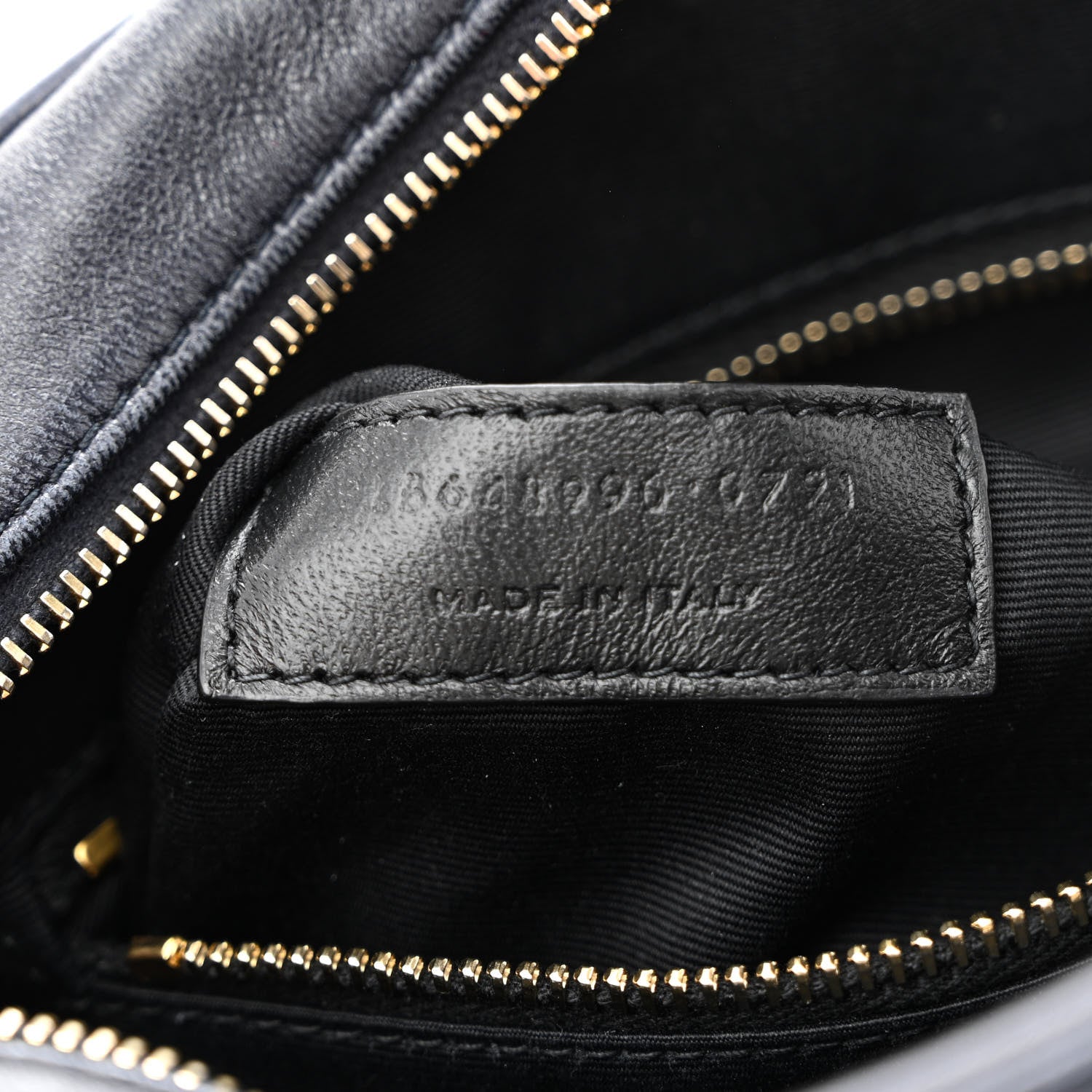 Saint Laurent Lambskin Quilted Victoire Camera Bag Deep Marine 7 of 10