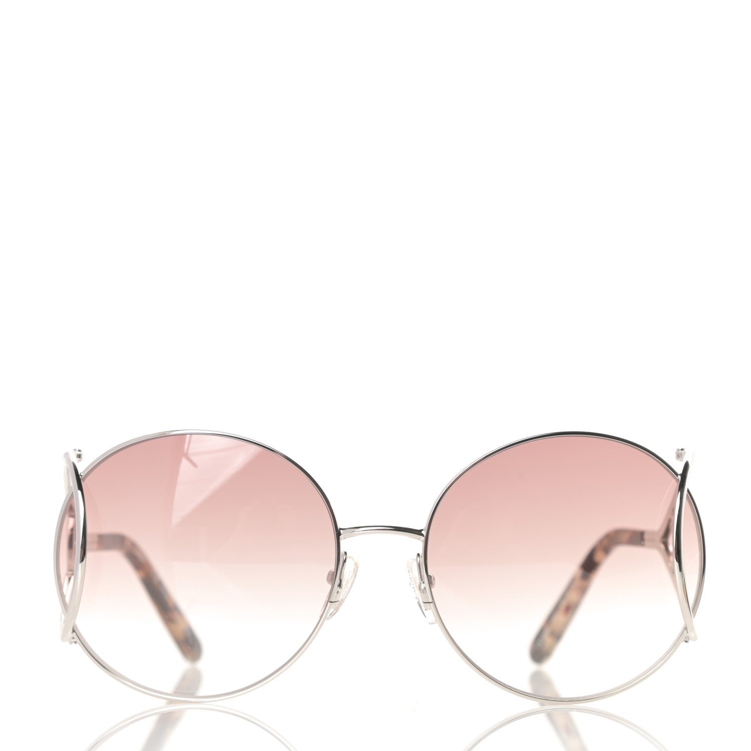 Chloe Jackson Oversized Round Sunglasses CE124S Turtledove 2 of 7