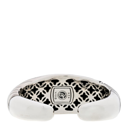 David Yurman Sterling Silver 27mm Sculpted Cable Cuff Bracelet 2 of 3
