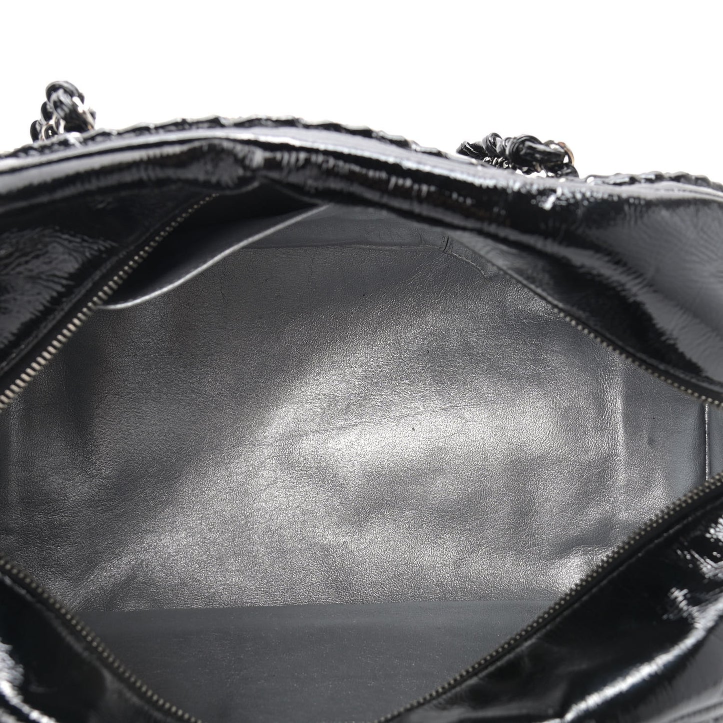 Patent Medium Luxe Ligne Bowler Black